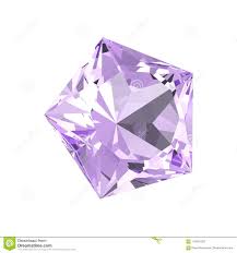 Piedra Purpura Aislada Ejemplo Del Diamante Del Pentagono 3d Stock De Ilustracion Ilustracion De Gemela Hermoso 116425129