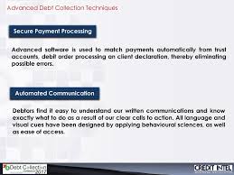 In fact, some collection agencies may choose not to report their accounts at all. Achieving Ultimate Success In Debt Collection Ppt Download