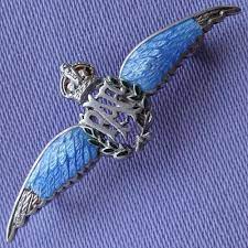 Vintage Silver Royal Air Force Raf Sweetheart Brooch Lapel Pin Mens Jewelry Fashion Accessories Jewelry Outfit