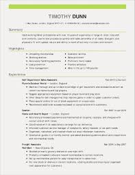 Resume For Restaurant Job Beautiful New Restaurant Worker Resume Resume Objective Examples Resume Skills Best Resume Format