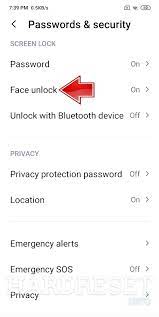 Using your face to unlock your phone is less secure than using a fingerprint, pattern or password. Agregar Desbloqueo Facial Xiaomi Redmi Note 9 Pro Mostrar Mas Hardreset Info