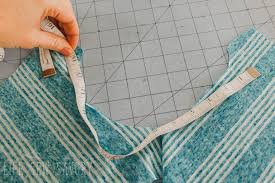 For a 1/4 wide binding with a 3/8 seam allowance cut a strip of fabric 1 and 1/4 wide and as long as required dictated by your calculations above. T Shirt Neck Binding Sewing Tutorial Life Sew Savory