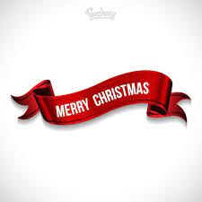 It features red, two shades of green, and white stripes and is trimmed with red embroidery! Merry Christmas Logo Ribbon Novocom Top