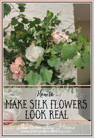 Choose a stunning silk flower arrangement and luxury vase or create your own bouquet from single stems. How To Use Silk Flowers So They Look Fool The Eye Real By The Everyday Home
