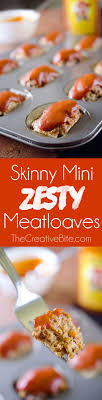 Skinny Mini Zesty Meatloaves Healthy Dinner Idea Meatloaves Good Meatloaf Recipe Best Meat Dishes