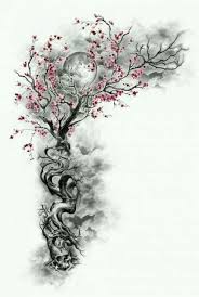 Black And White Cherry Blossom Thigh Tattoo Tattoo Tree Thigh Life 32 Ideas Blossom Tattoo Tree Tattoo Tattoos