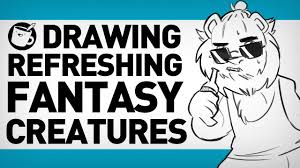 Lipscomb's subject matter, is so beautifully creative and inspired, that each character she draws, could take centre stage in their own fantastic story. Drawing Refreshing Fantasy Creatures Youtube