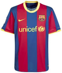 Barça's new strip makes the maximum use of the club crest. New Barcelona Jersey 10 11 Nike Football Kit News