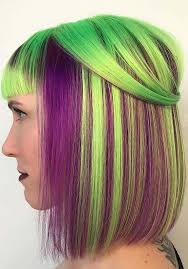 Explore The Ideas Of Best Hair Colors To Sport In 2018 Here We Ve Compiled Best Styles Of Purple And Green Hair Color Green Hair Colors Hair Styles Green Hair