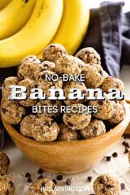 No Bake Banana Bites Recipes Protein Balls Recipes Banana Recipes Low Calorie Banana Bites Recipe
