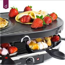 Une Raclette Sucree Aux Fraises Marshmallow Et Chocolat Idee Recette Recette Une Raclette