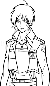Image of eren drawing full body picture 1064110 eren drawing full body. How To Draw Eren From Attack On Titan Eren Yeager Step By Step Drawing Guide By Dawn Dragoart Com