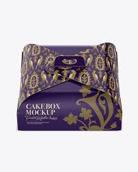 Do you plan more graphical designs of custom cmfs? Cake Box Front View High Angle In Box Mockups On Yellow Images Object Mockups Free Psd Mockups Templates Free Mockup Mockup Free Psd