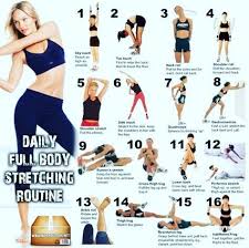 40 Charts Of Post Workout Stretches To Prevent Injuries Bored Art Full Body Stretching Routine Full Body Workout Plan Post Workout Stretches