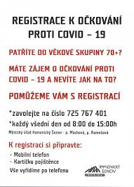 „zatím je problém jim uznat očkování, prohlásil vyzula. Registrace Ockovani Proti Covid 19 Seniori 70 Oficialni Stranky Mesta Kamenicky Senov