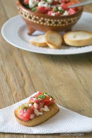 It's the perfect finger food for any dinner party. Mexican Bruschetta Around My Family Table