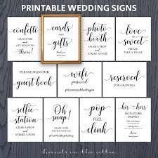 Wedding Signs Printable Package Set Bundle Pack Of 8x10 Sign Wedding Signs Diy Printable Wedding Sign Wedding Printables