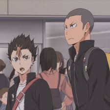 Nishinoya And Tanaka Hazl X Haikyuu Haikyuu Season 3 Nishinoya