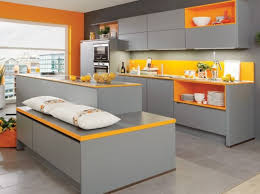 Craquez Pour Une Cuisine Originale Elle Decoration Cuisine Ixina Cuisine Orange Cuisine Moderne