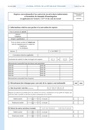 Du ou des site(s) internet. Formulaire Rupture Conventionnelle Remplissable Modele Lettre De Demission
