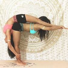 Join These Beautiful Ladies For Acrobabez Or Dudes Or Kids Lol Have Fun With A Combo Of Partner An Yoga Poses For Two Couples Yoga Poses Partner Yoga Poses