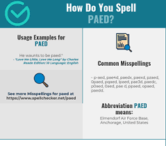 The idea behind a 609 letter is to ask your creditors to find information, which would make it difficult to verify the disputed item. Correct Spelling For Paed Infographic Spellchecker Net