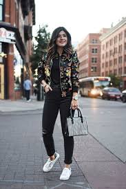 Also set sale alerts and shop exclusive offers only on shopstyle. 15 Trendy Floral Bomber Jacket Outfits Styleoholic