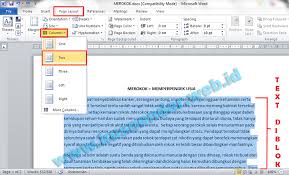 Membuat Format Layout Majalah Koran Di Microsoft Word Kusnendar