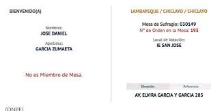 Onpe pondrá en marcha el servicio el lunes 14. Sabes Donde Te Toca Votar Entra Aqui Y Con Tu Dni Lo Conoceras Pqs