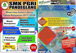 Di bawah ini ada contoh iklan promosi sekolah tk, sd, smp, sma, smk penulis cilik. Promosi Sekolah T P 2017 2018 Smk Pgri Pandeglang Photos Facebook