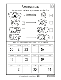 Quality free printables for students, teachers, and homeschoolers. Kindergarten Math Worksheets Comparing Numbers Preschool Worksheet Gallery