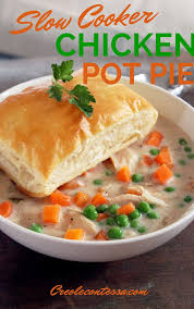 Slow Cooker Chicken Pot Pie Creole Contessa Recipe Fall Slow Cooker Fall Slow Cooker Recipes Slow Cooker Chicken Pot Pie