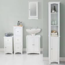 Vonhaus colonial white two shelf bathroom corner cabinet unit for wall or floor. Bathroom Furniture Storage Units The Furniture Co