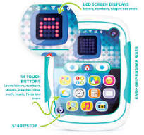Amazon.com: Learning Tablet with LED Screen – Toddler Tablet with 14 Touch  Buttons - Educational Tablets for Preschool – Includes ABCs, Numbers, ...