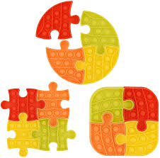 For children aged 4 years and older. Exrizu 3 Pack Push Pop Fidget Puzzles Toys Squeeze Bubble Fidget Sensory Toy For Kids Students Adults Autism Special Needs Stress Relief 12 Pcs Puzzles Fidget Toys Toys Games Kiririgardenhotel Com