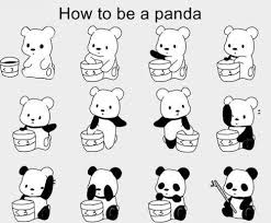 Cute Random Things To Draw How To Be A Panda Tumblr Cute Panda Panda Love Panda Bear