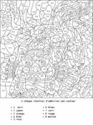 Coloriage magique pokemon en ligne gratuit à imprimer l'animal du dessin est un coloriage codé. Coloriage Magique 11 Codes Couleurs Coloriage Tete A Modeler
