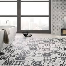 Dolce italia barrel 6 x 24 porcelain floor and wall tile. Cementina Black White The Tile Depot