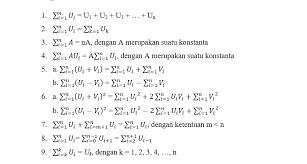 Memahami Konsep Dan Contoh Soal Notasi Sigma Statmat Id Kalkulus Matematika Belajar