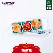This Thai Crunchy Coconut Tossed Prawn Is Too Much Sin On One Plate So Come And Letsthai With Sawatdee Thai Food Fes Food Food Festival Barbeque Nation