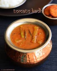 Sindhi Curry Recipe Tomato Kadhi Recipe Curry Chawara Raks Kitchen Recipe Curry Recipes Recipes Indian Food Recipes Vegetarian