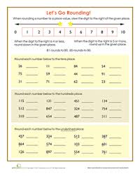 This worksheet is full of multiplication problems that your child should try to solve in one minute. Let S Go Rounding Worksheet Education Com In 2020 Math Worksheets Free Math Worksheets Third Grade Math Worksheets