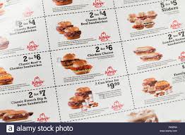 Fast Food Sandwich Coupon High Resolution Stock Photography And Images Alamy