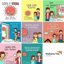 Boleh dikatakan aku sahabat karibnya. Buku Cerita Edukasi Korona Watiek Ideo Shopee Indonesia