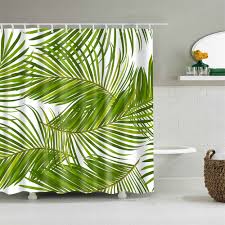 See more ideas about tropical bathroom, tropical bathroom decor, bed bath and beyond. Shower Curtain Real Leaf Jade Banana Tropical Fresh Herb Bathroom Decor Waterproof Polyester Fabric Bathroom Accessories Bath Walmart Canada