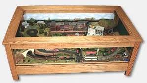 Coffee Table N Scale Layout Idea Model Train Display Model Trains Model Train Table