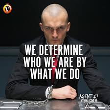 хитмэн агент 47 смотреть онлайн полный фильм на русском Agent 47 Rupert Friend In Hitman Agent 47 We Determine Who We Are By What We Do Quote Moviequote Hitman Agent 47 Agent 47 Reality Quotes