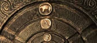 It's the very first puzzle where, when you enter the room and face the two thrones there is a gate in the floor. Arne Domaci Prace Cinidlo Forbidden Legend Puzzle Moderator Chodnik Drasticky