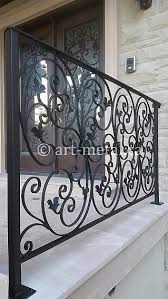 Dollhouse miniature 1:12 scale small faux balcony 'wrought iron' finish all brass. Outdoor Porch Railing Designs From Wood Wrought Iron And Steel
