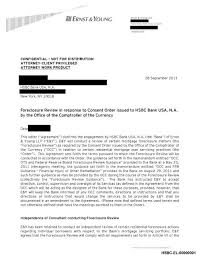 First time offender you've a 50/50 chance of abatement. Engagement Letter Ernst Young For Hsbc Bank Occ